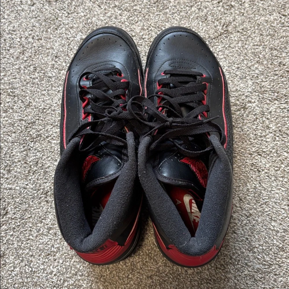 Air Jordan 2 Retro Black/Red Size Men’s 10.5 2015 Release 834274-001